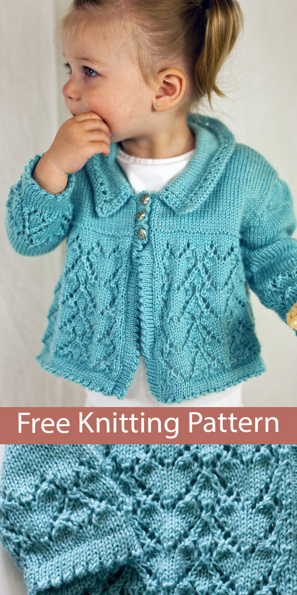 Free Baby Cardigan Knitting Pattern Heres My Heart Cardi