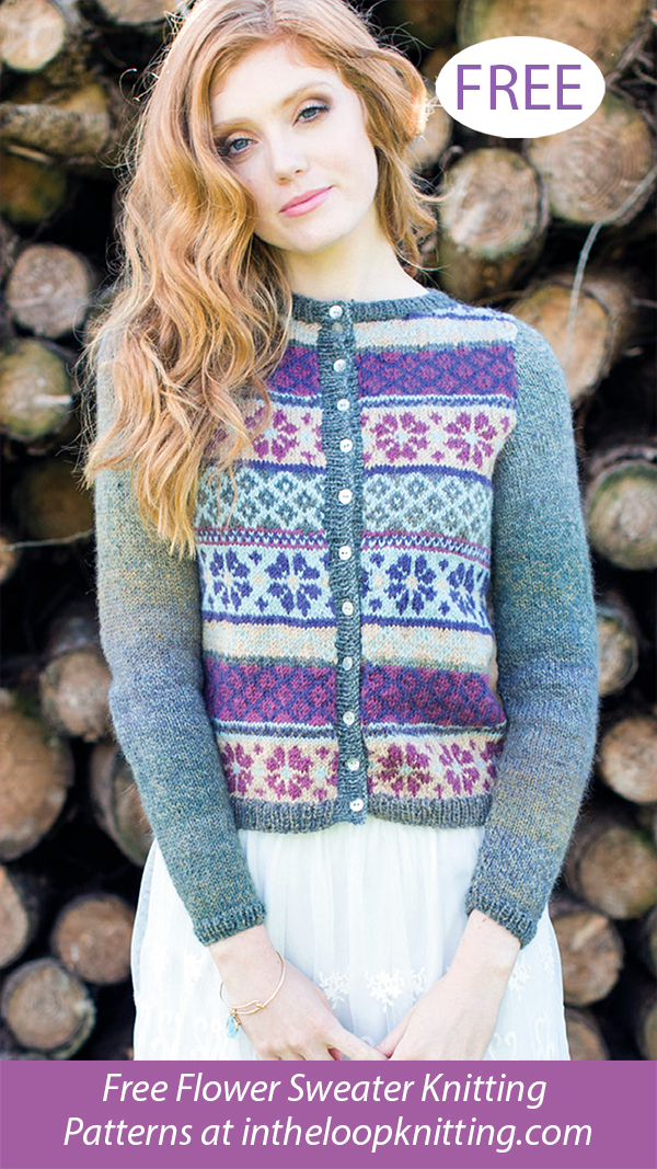 Free Hermione Fair Isle Cardigan Knitting Pattern