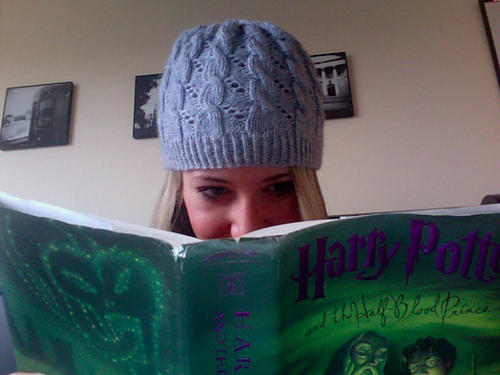 Hermione's Hat from Half Blood Prince Free Knitting Pattern | Harry Potter inspired Knitting Patterns, many free knitting patterns | These patterns are not authorized, approved, licensed, or endorsed by J.K. Rowling, her publishers, or Warner Bros. Entertainment, Inc.