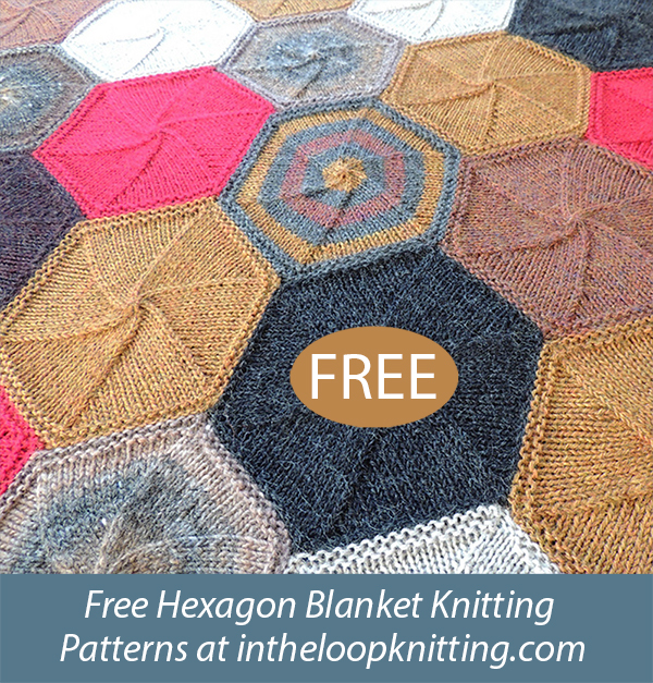 Free Hexa-ghan Blanket Knitting Pattern