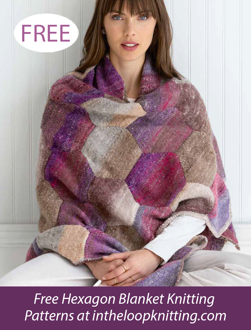 Free Hexad Blanket Knitting Pattern