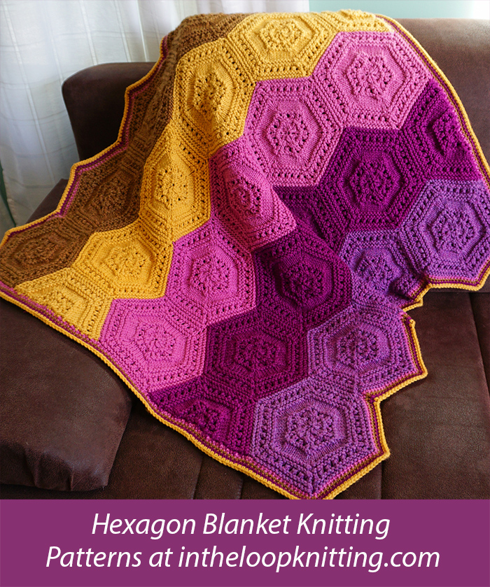 Hexathrow Blanket Knitting Pattern