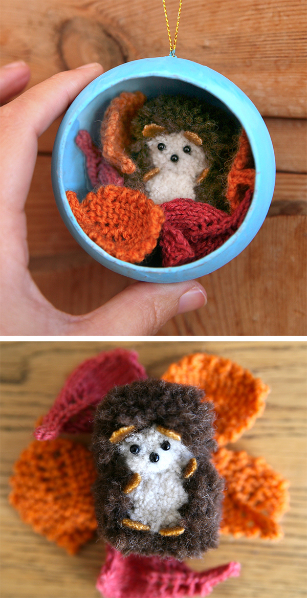 Knitting Pattern for Hibernating Hedgehog
