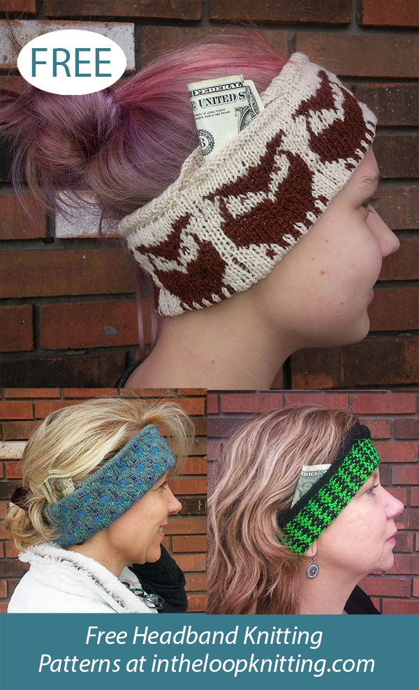 Free Hideband Headbands Knitting Pattern