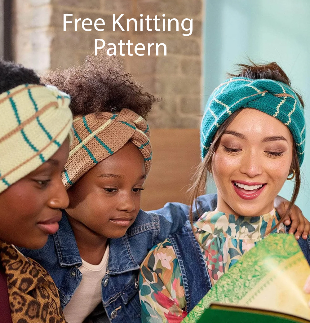 Free Highland Twist Earwarmer Headband Knitting Pattern