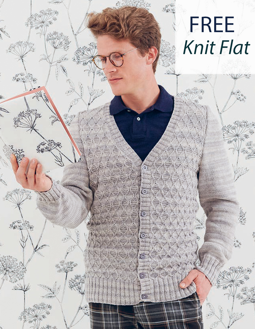Free Hogweed Cardigan Men’s Cardigan Knitting Pattern
