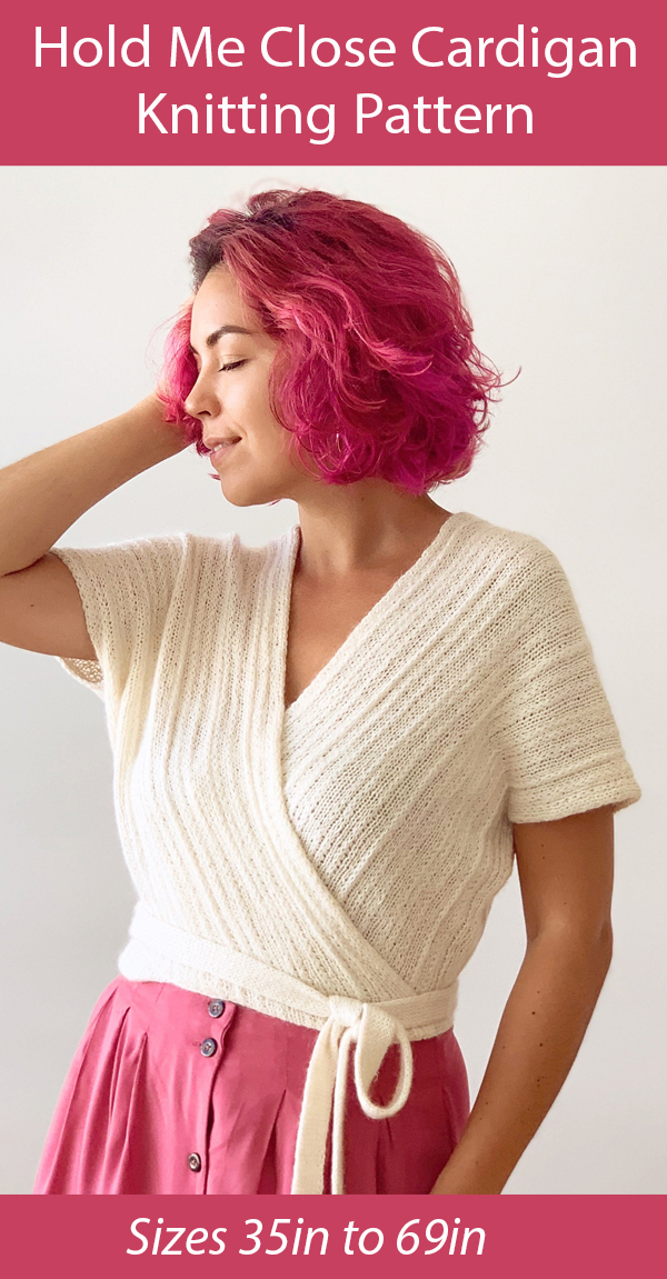 Knitting Pattern for Hold Me Close Top / Cardigan