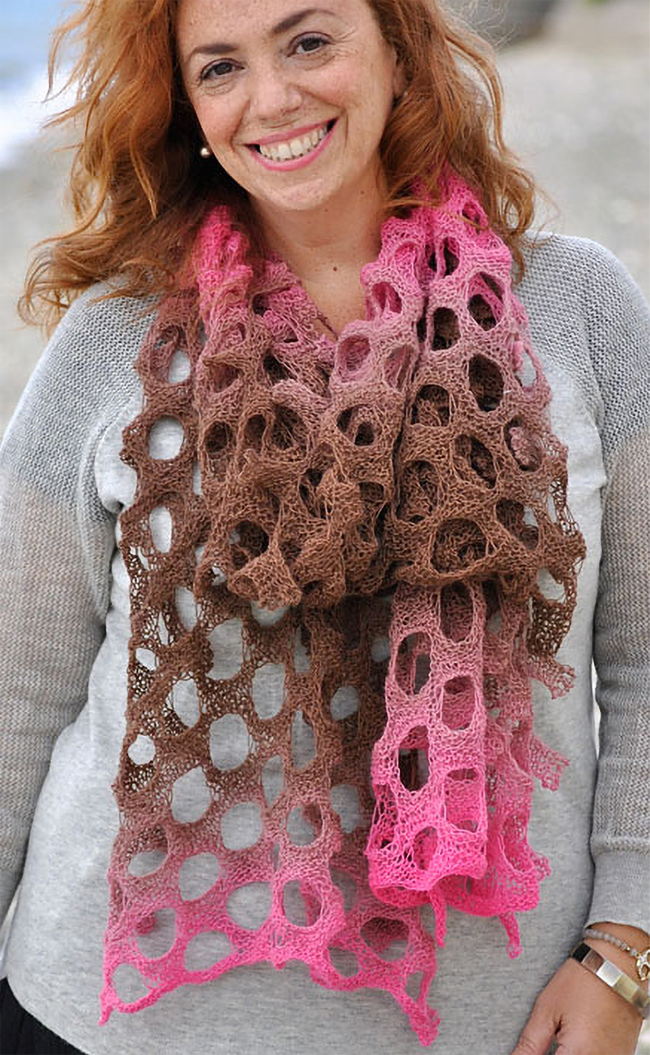 Free Holey Scarf Knitting Pattern