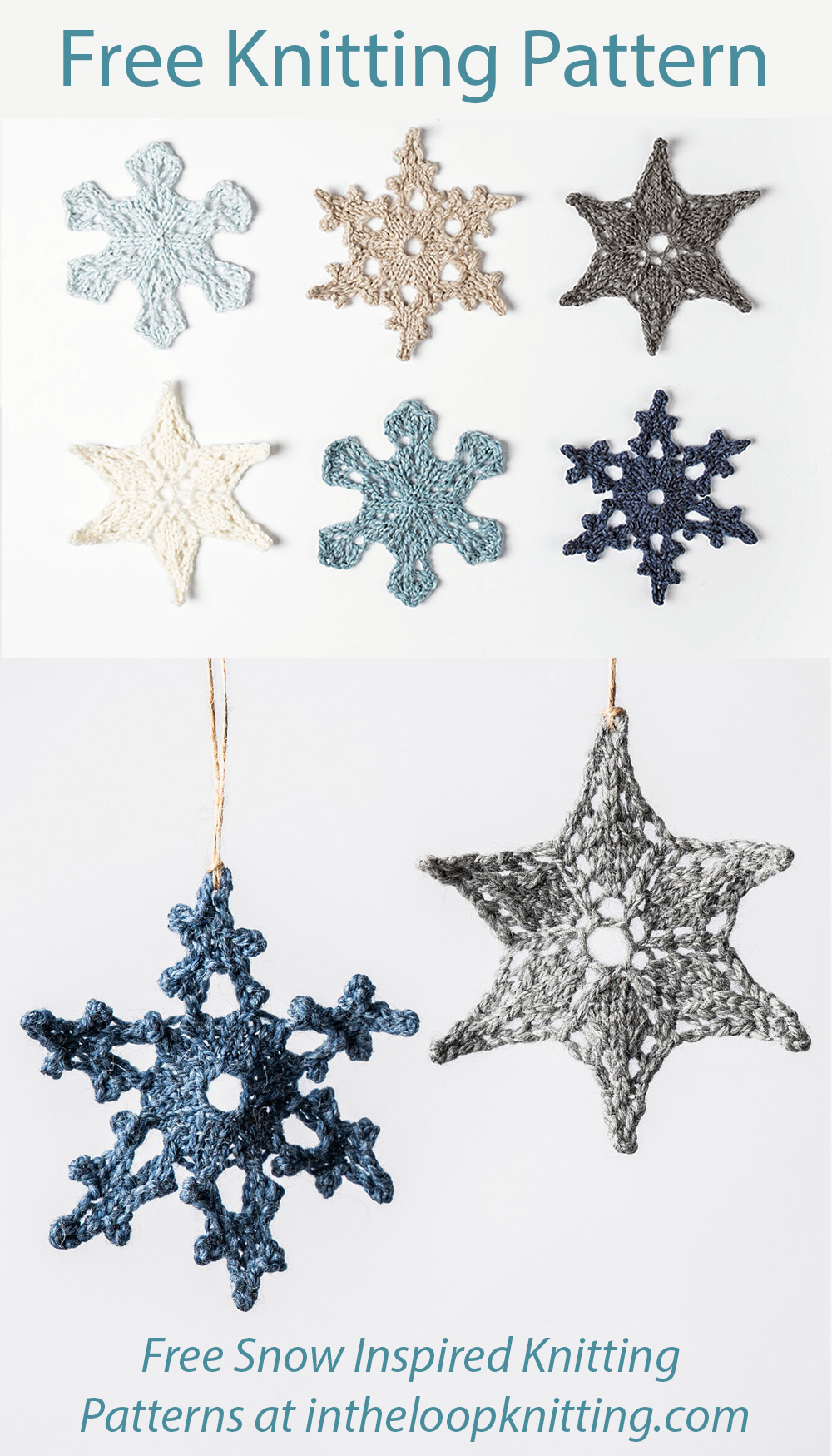 Free Holiday Frost Snowflakes Knitting Pattern