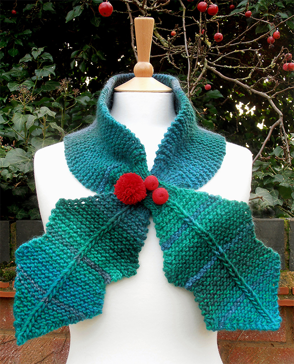 Free Knitting Pattern for Holly Scarf