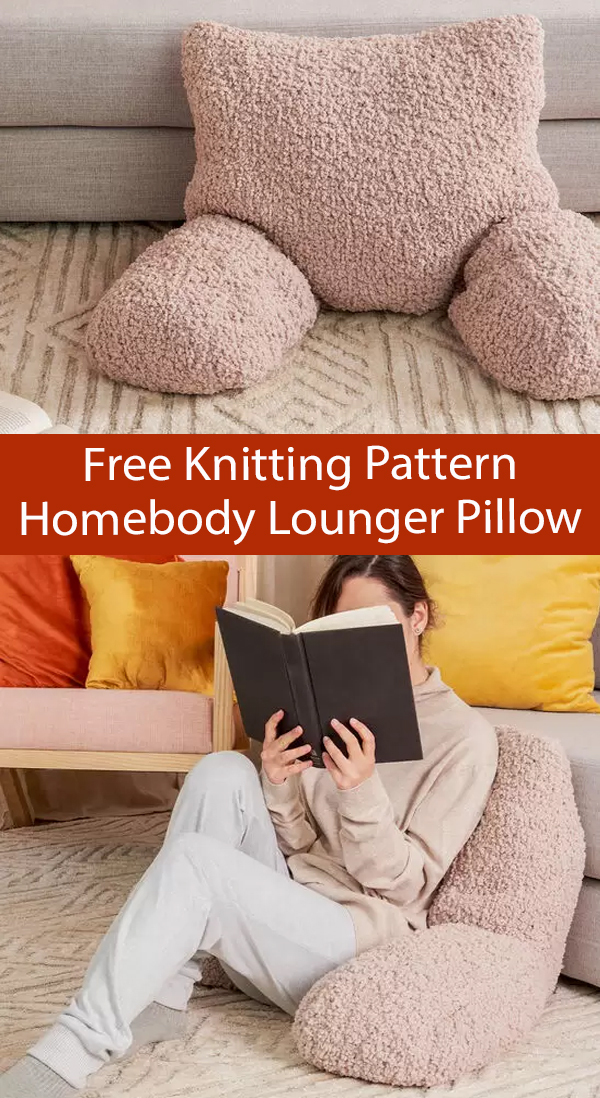 Free Knitting Pattern Homebody Lounger Pillow