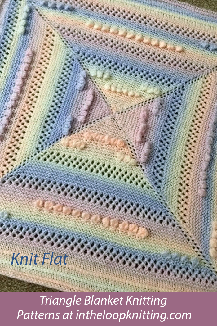 Honeysuckle  Baby Blanket Knitting Pattern