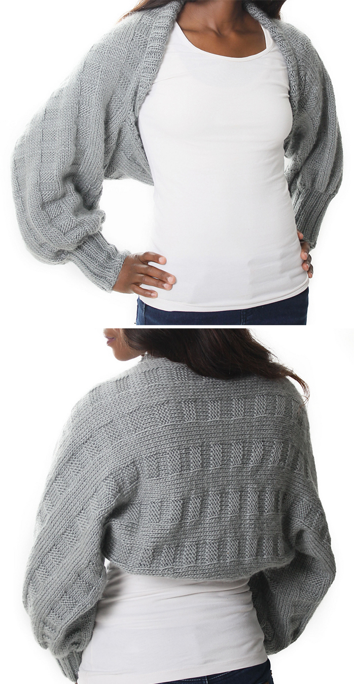 Knitting Pattern for Easy Honor Shrug