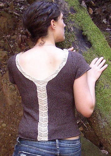 Free knitting pattern for Honorine Tee