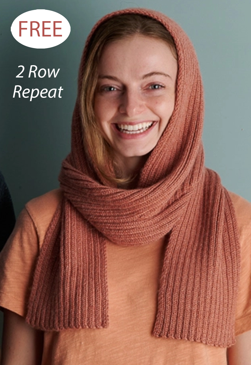 Free Hood Scarf Knitting Pattern