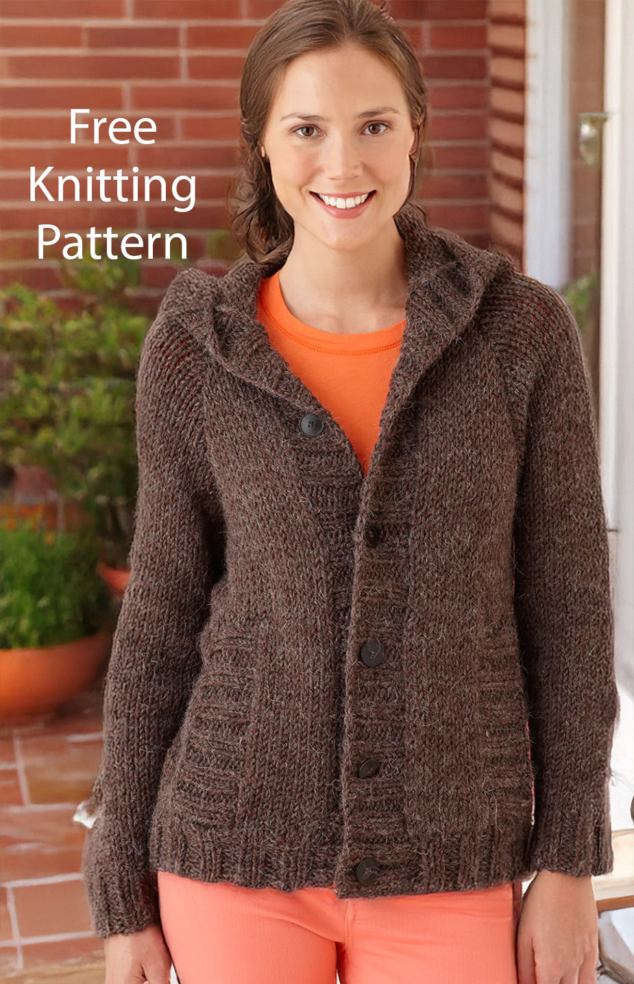 Free Hooded Cardigan Knitting Pattern