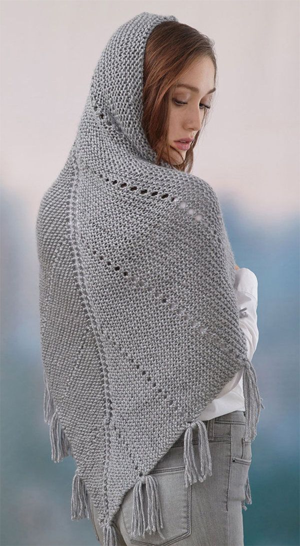 Easy Shawl Knitting Patterns In The Loop Knitting