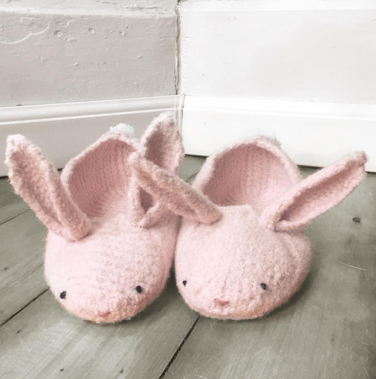 Knitting Pattern for Hopsalots Slippers