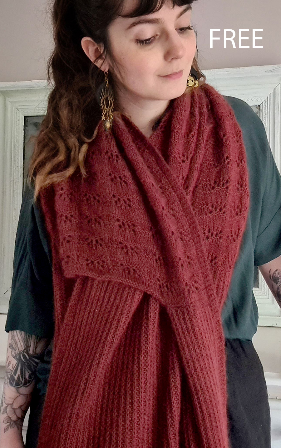 Free Hornet Shawl Knitting Pattern