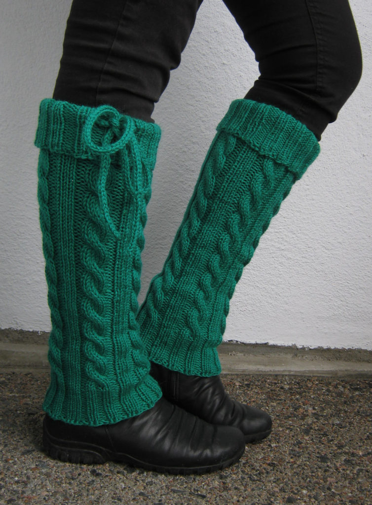 Free Knitting Pattern for Hot Gams Legwarmers