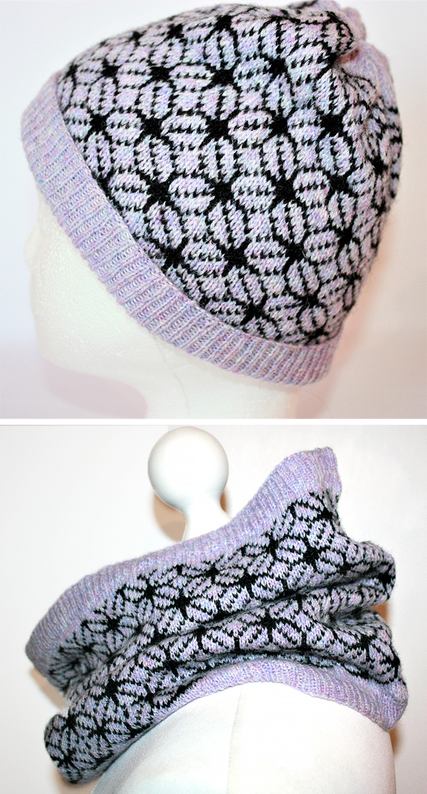 Knitting Pattern for Hoxton Cowl and Hat