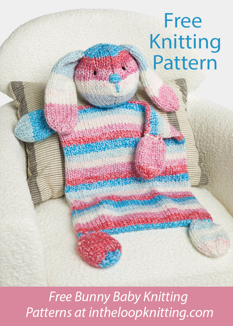 Huggable Hunny Bunny Free knitting pattern