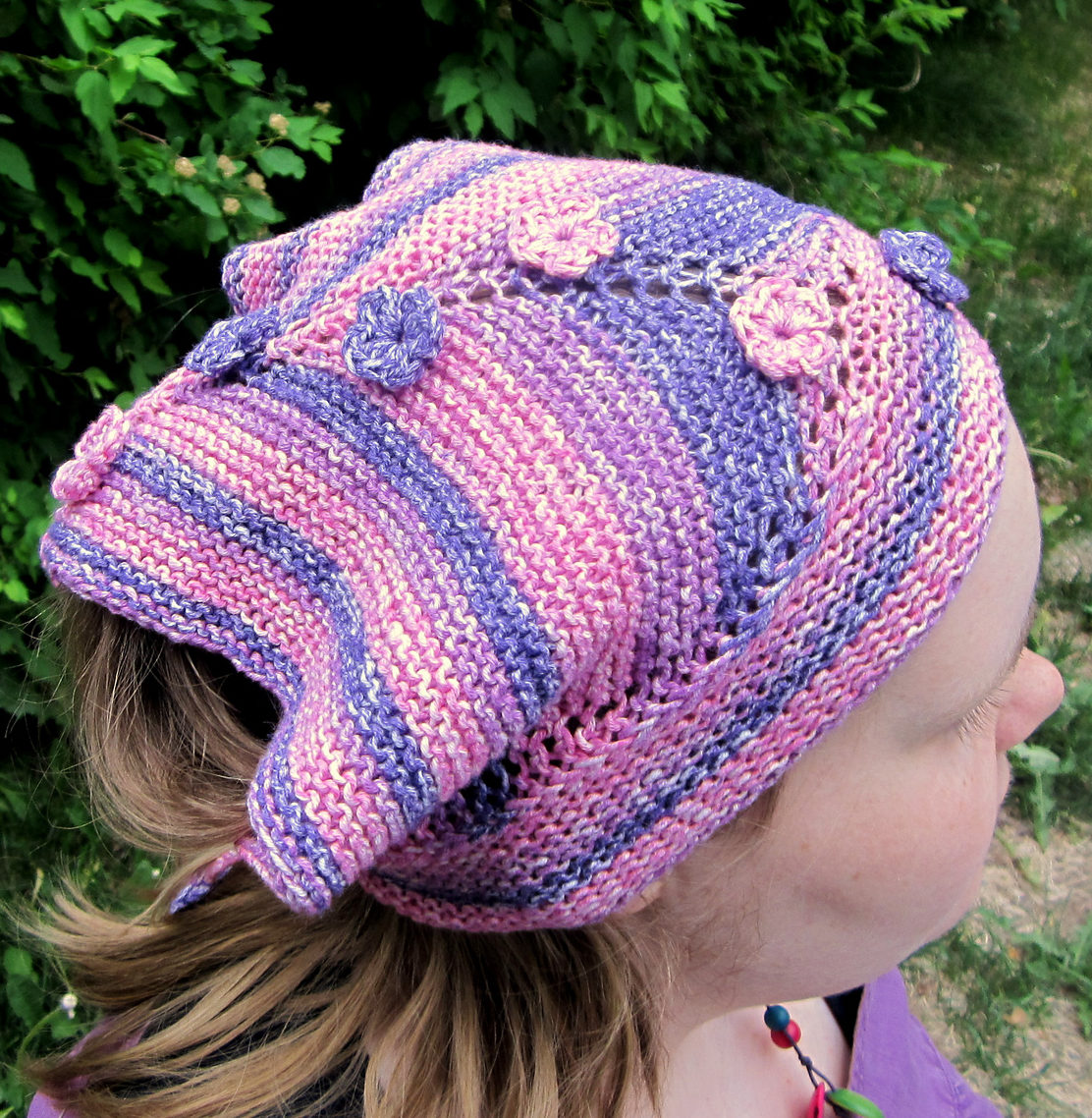 Free Knitting Pattern for Huivihattu Kerchief