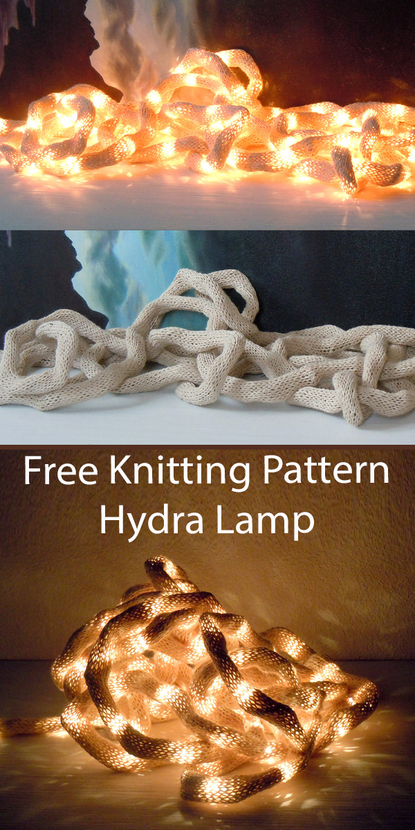 Free Knitting Pattern Hydra Lamp