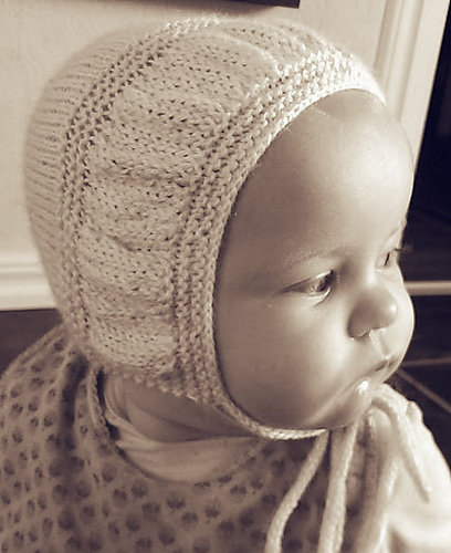 Bubbly Bibi Knitted Baby Bonnets [FREE Knitting Pattern]