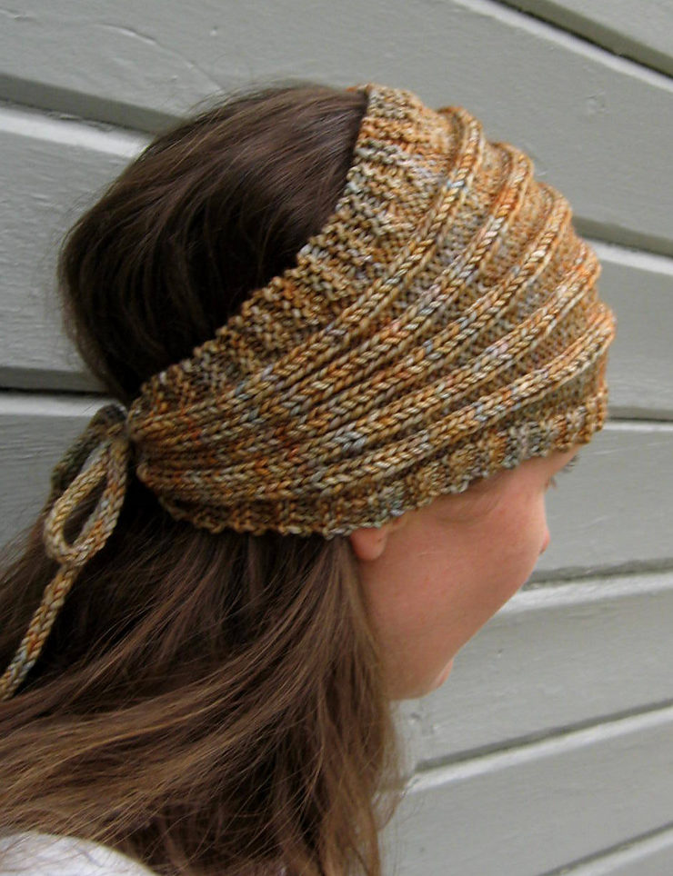 Free Knitting Pattern for I Got Hair, Baby Headwrap