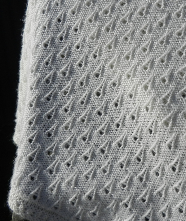 Knitting pattern for Ice Cream Baby Blanket