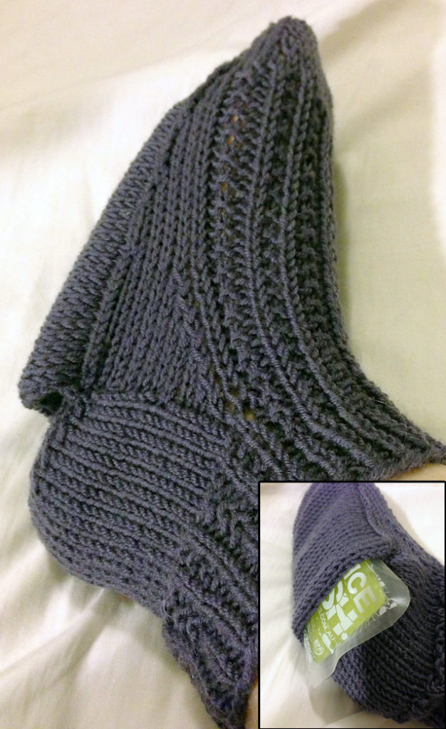 Free Knitting Pattern for Ice Pack Socks