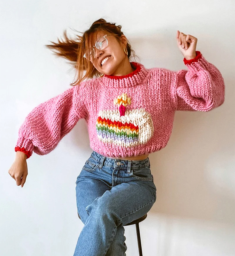 Icing On The Cake Jumper Knitting Pattern