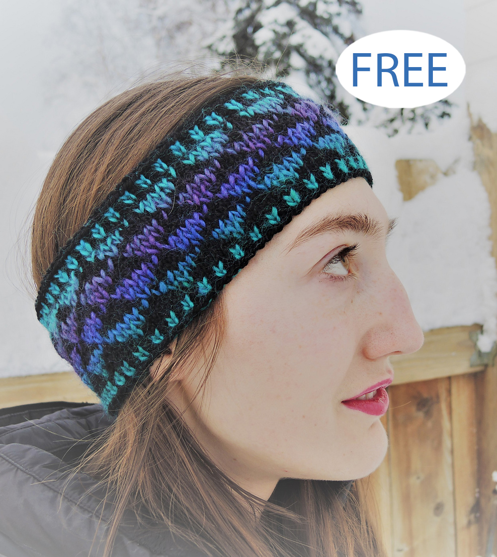 Knitting Pattern Icy Bay Earwarmer Headband