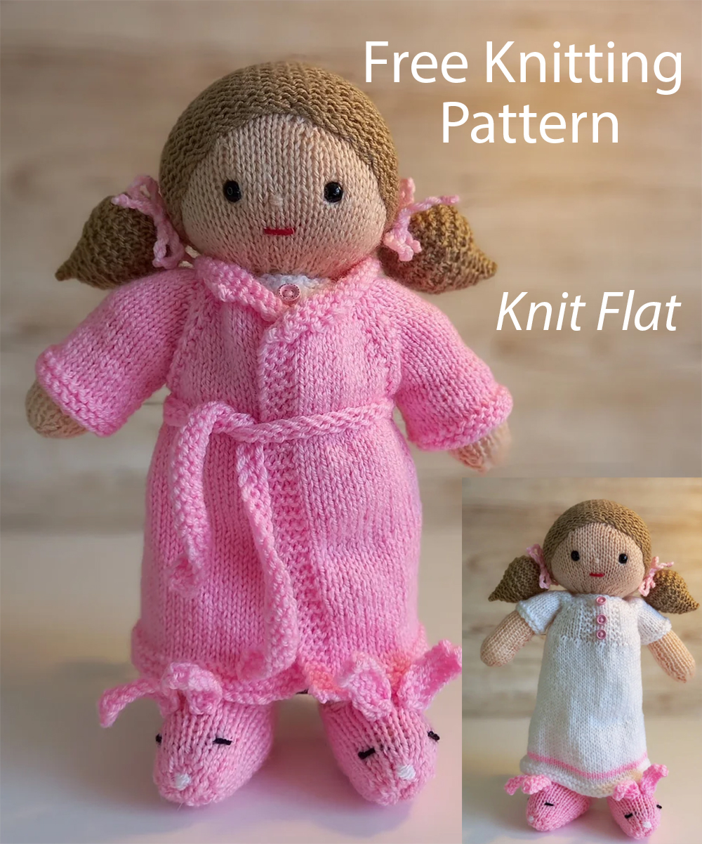 Ida Doll Bedtime Set Free Knitting Pattern