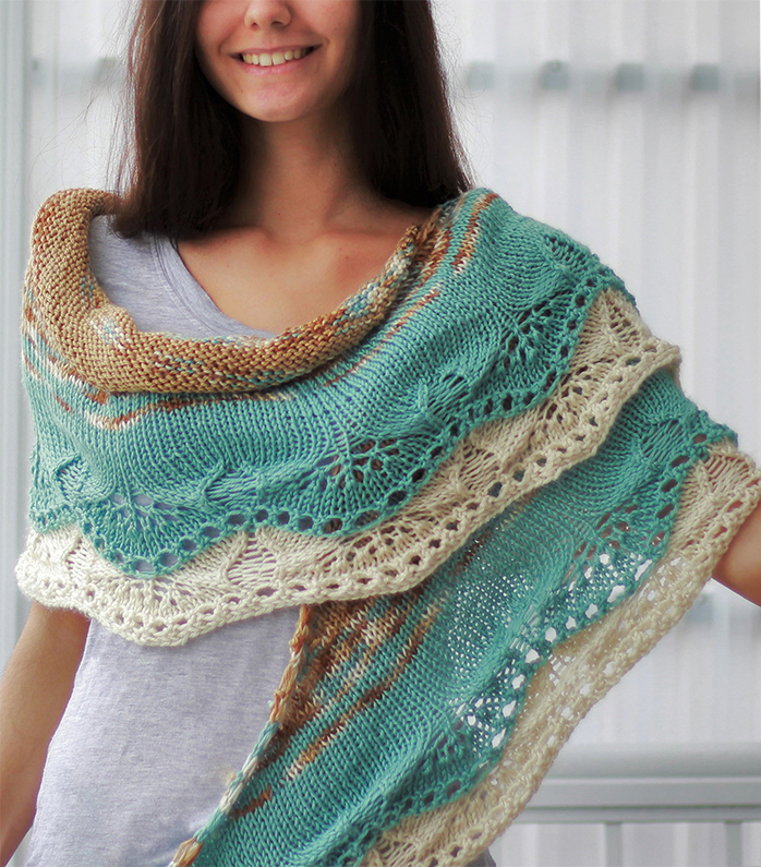 Knitting Pattern for Ida Shawl
