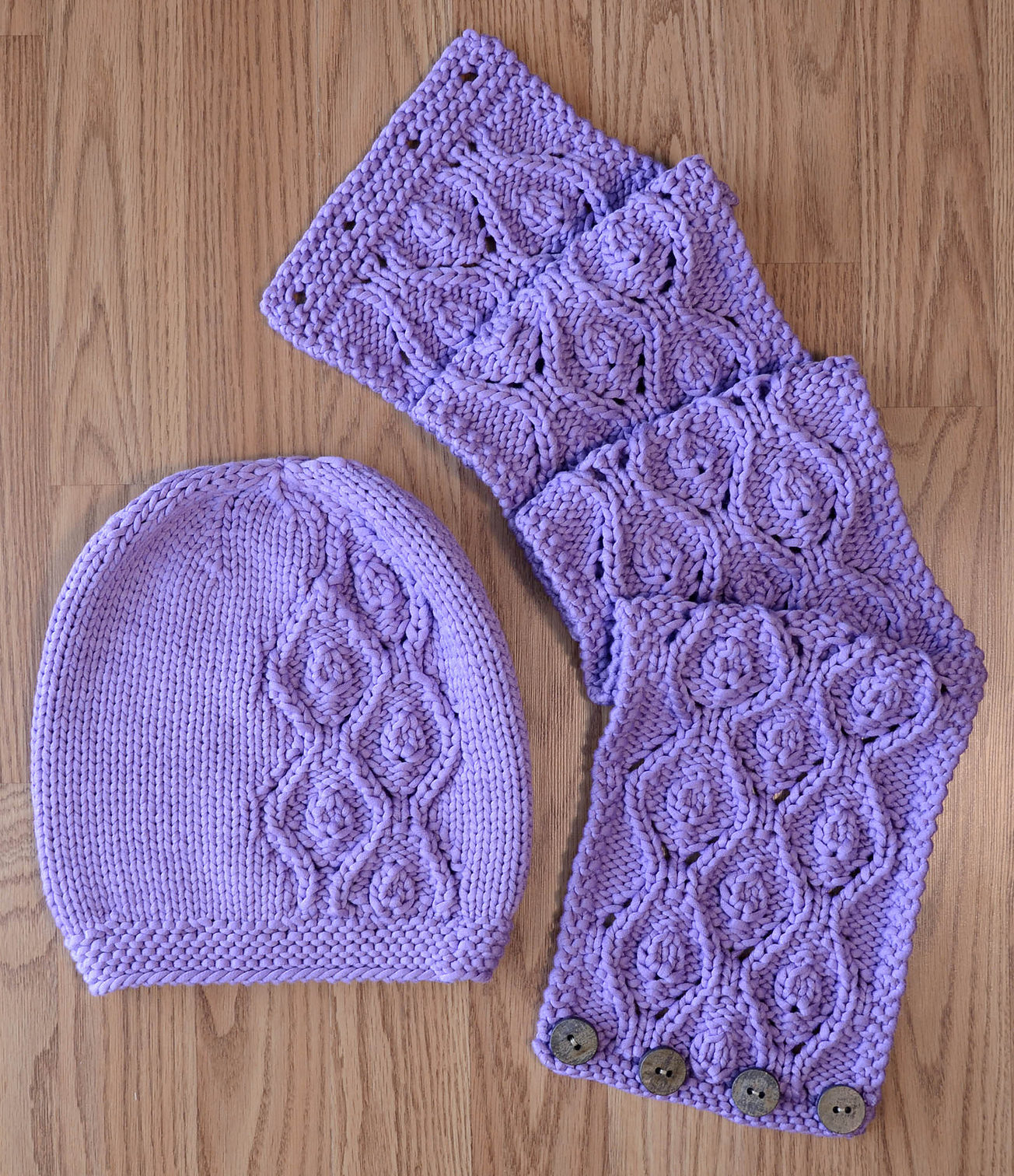 Free Knitting Pattern for Idyll Hat and Cowl Set