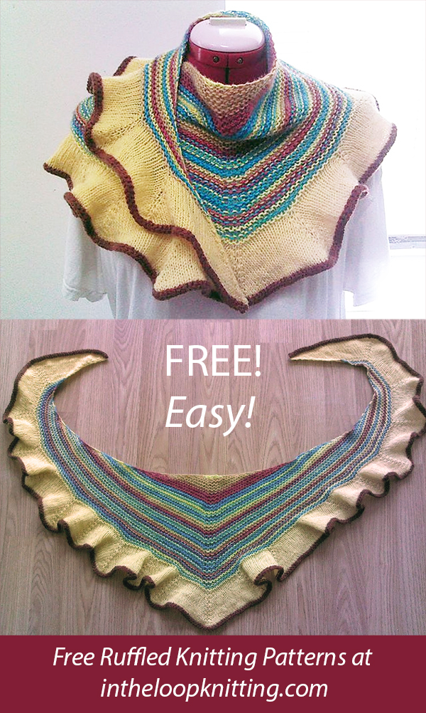 Free Easy Shawl Knitting Pattern Imagine