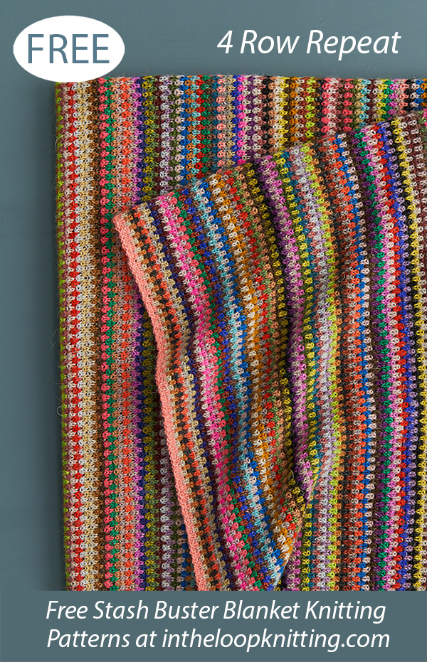 Free Stash Buster Incredible Blanket Knitting Pattern