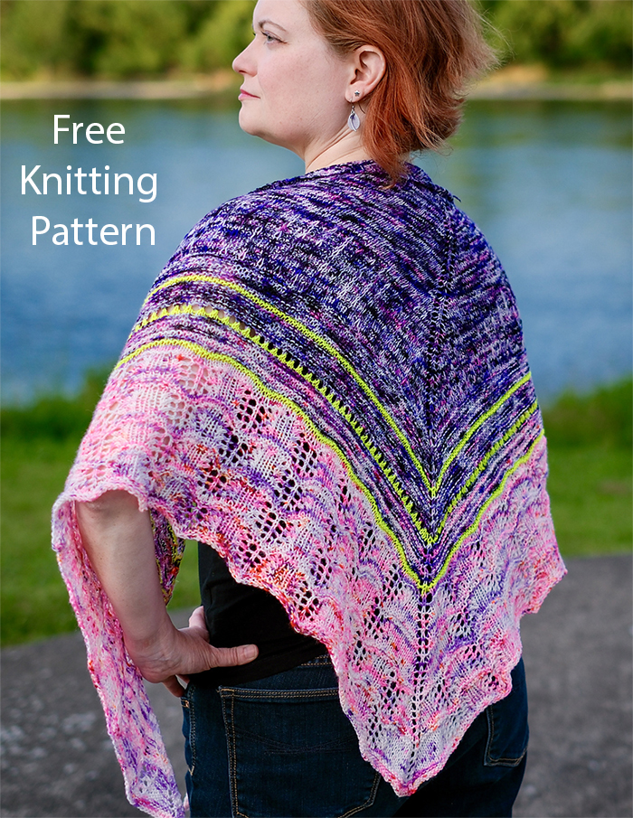 Free Indomitable Butterfly Shawl Knitting Pattern