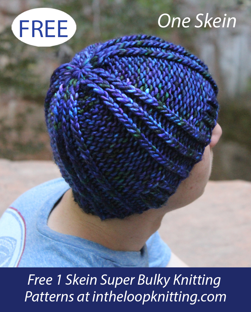 Free One Skein Instant Love Hat Knitting Pattern