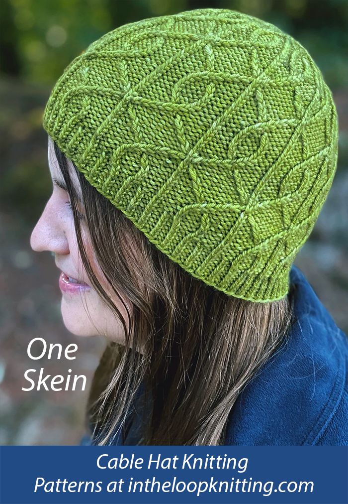 Iola Cabled Hat Knitting Pattern