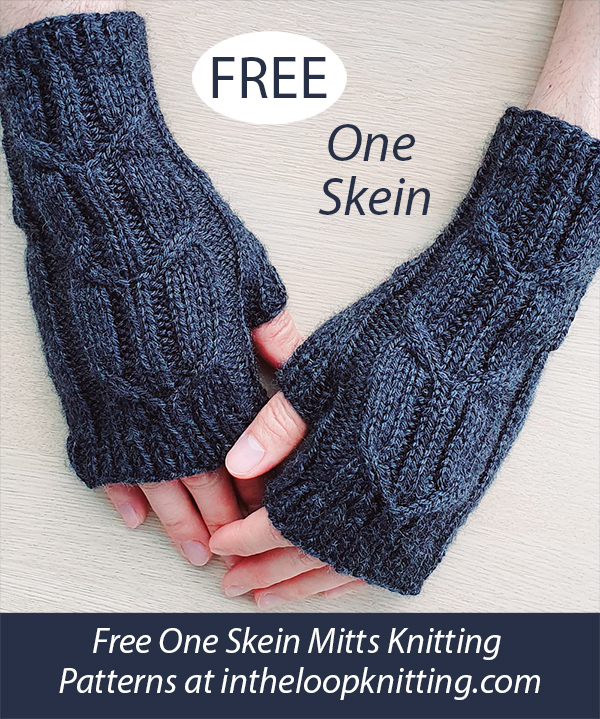 Free Ionic Fingerless Mitts Knitting Pattern