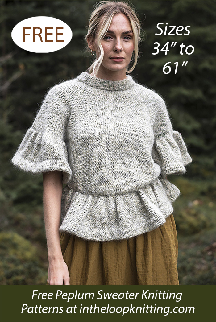 Iris Sweater Knitting Pattern