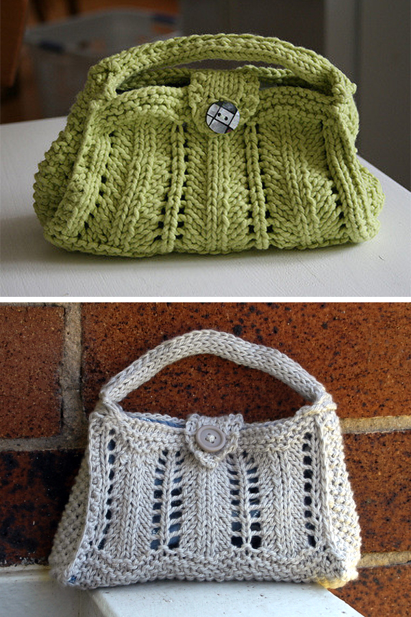 Knitting Pattern for Isabeau Purse