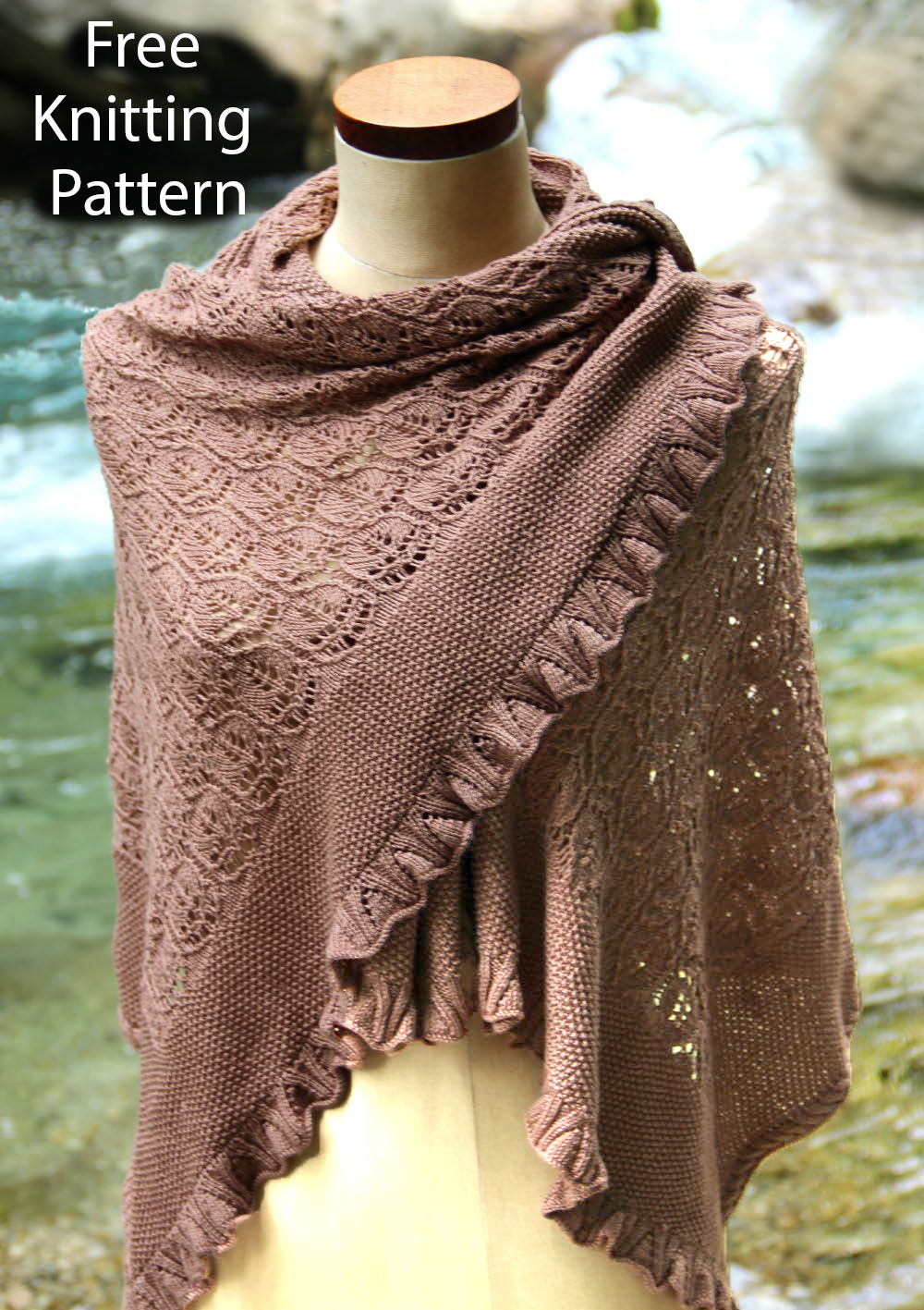 Free Isabella Wrap Knitting Pattern