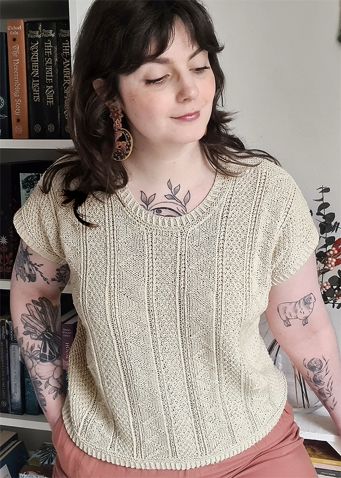 Free Isonoe Tee Knitting Pattern 