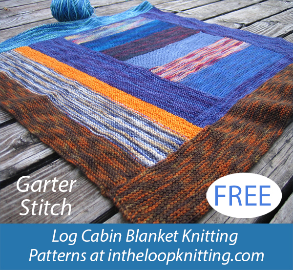 Free Itty Bitty Sock Yarn Bits Blanket Knitting Pattern