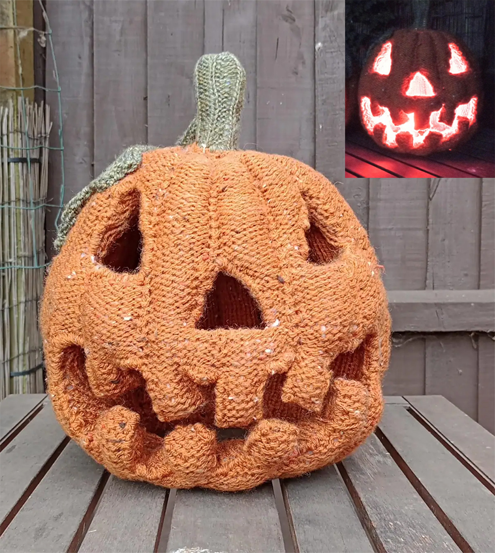 Jack-O-Lantern Knitting Pattern