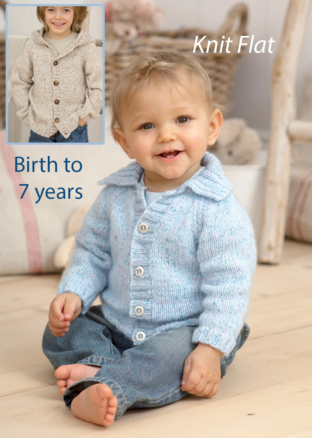 Free Baby Cardigan Snuggly JacketsKnitting Pattern